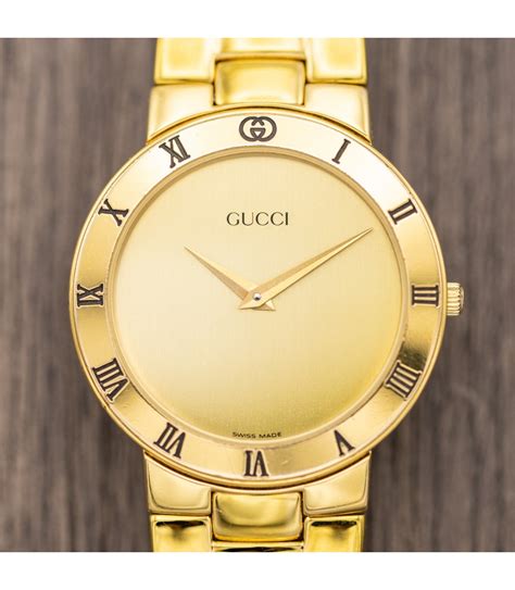 vintage gucci watch mens|authentic vintage Gucci watch.